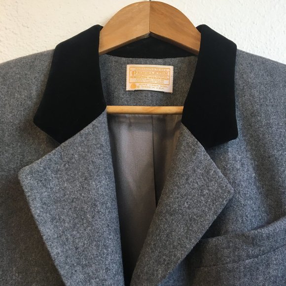 Vintage Pendleton Wool Grey Longline Blazer - Picture 5 of 7